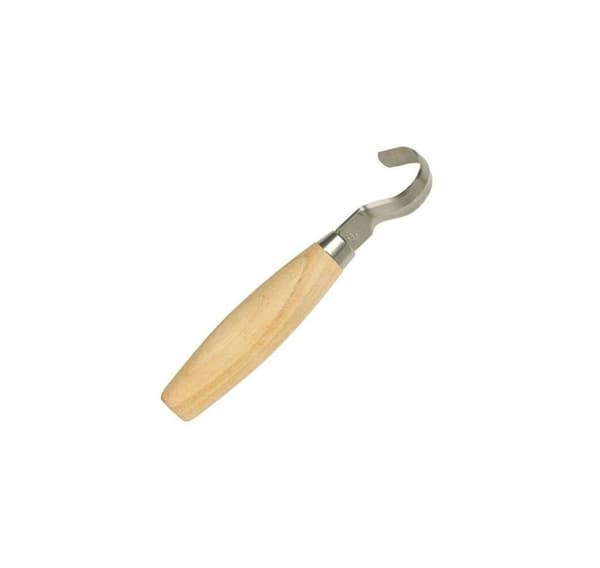 Træskærerkniv Morakniv® 162, 15 mm radius dobbeltægget klinge, rustfrit stål