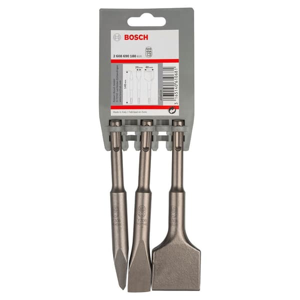 Bosch Professional Sds Plus 140 Mm 3 Stykker Søvfarvet