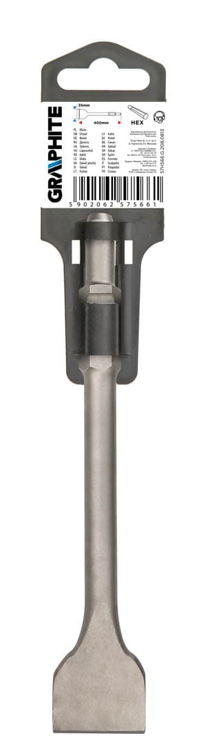 Sekskantmejsel 30 mm, 35 x 400 mm