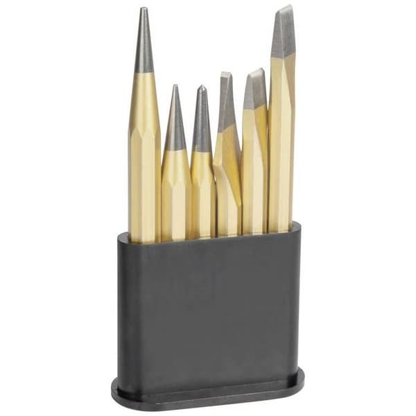 Rennsteig Werkzeuge R421 000 09 Werkzeugsatz im Kunststoffhalter Mejselsats 6 delar 11 mm Åttakantigt skaft 1 set