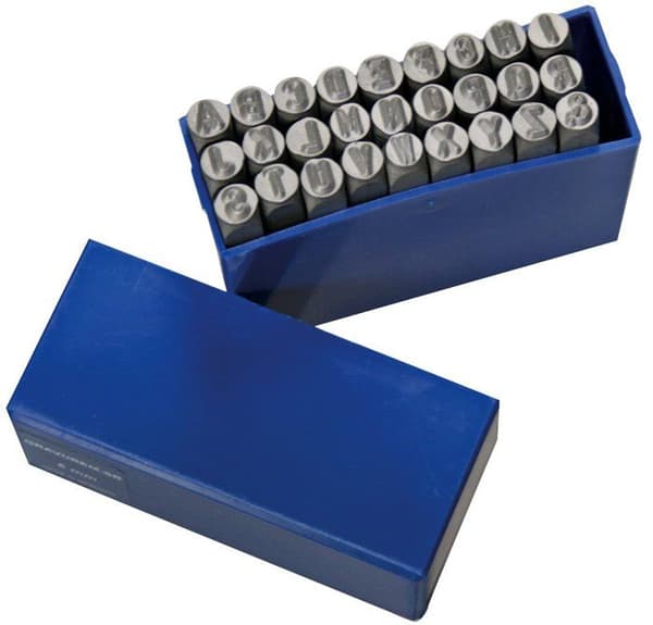 Burin - bedane - pointerolle Sw-stahl - 08805L - bokstäver, 10 mm