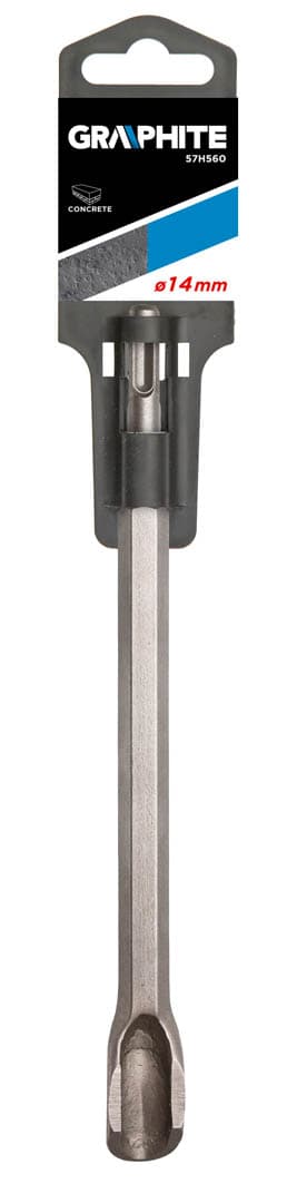 SDS Plus mejsel 22 x 14 x 250 mm, U-håndtag