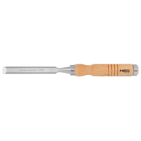 14 mm mejsel, CRV, træskaft