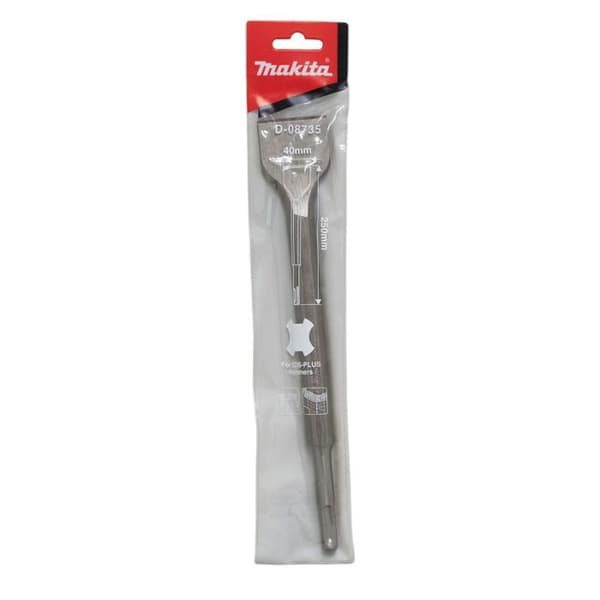 Burin SDS-Plus - Makita - D-08735 - Stål - 40x250mm - Såld styckvis