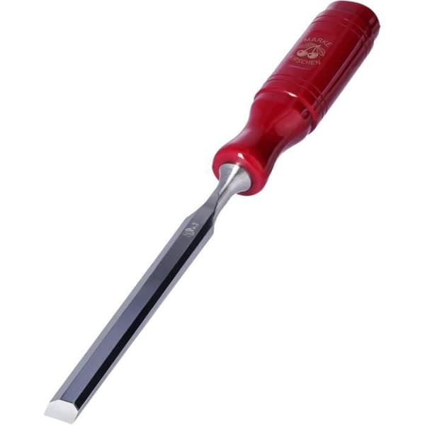 Ciseau Kirschen 1103000 Bédane med handtag i Päronträd, RödSilver, 10 mm