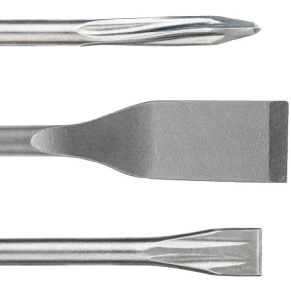 Paket med 3 st SDS+ mejslar för betong och kakel - BOSCH - 2607019159