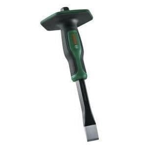 Bosch plattmejsel för sten 22-250 mm (dubbelhärdad egg; krom-vanadiumskaft; Softgrip-handtag)