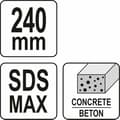 Pikkukuva 4 / 4: YATO TALTTATA BETONITASOITUSTA VARTEN 60 mm SDS MAX