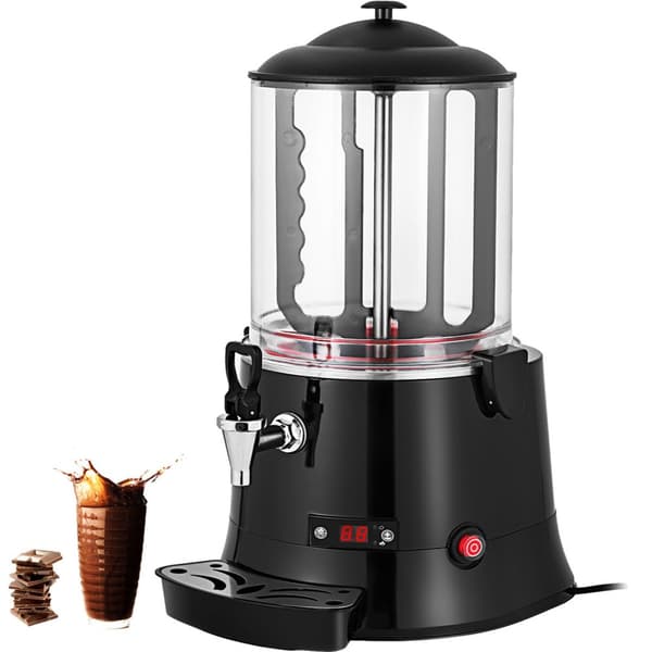 400W 10L 30-90°C varmchokladmaskin med avtagbar droppbricka, choklad tempereringsmaskin, lätt att använda och rengöra