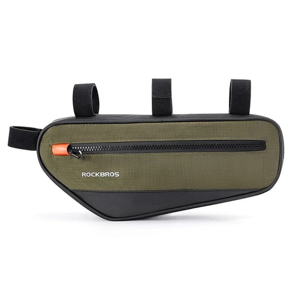 Rockbros Cykelväska för Ram 1,7 L - Grön/Svart