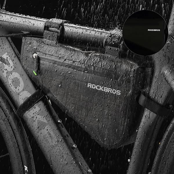 Rockbros AS-017 Cykelramsväska 5 L - Mörkgrön