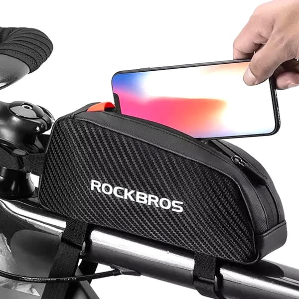 Rockbros Cykelramsväska med Fläta 1 L - Svart