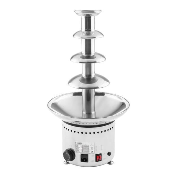 FONDUE chokoladefontæne, stål, 4 etager, 230W