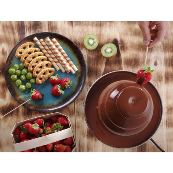 Chokladfonduefontän 6 nivåer, stål, 300 W - Hendi 274163