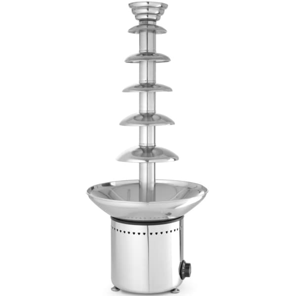 Chokladfonduefontän 6 nivåer, stål, 300 W - Hendi 274163