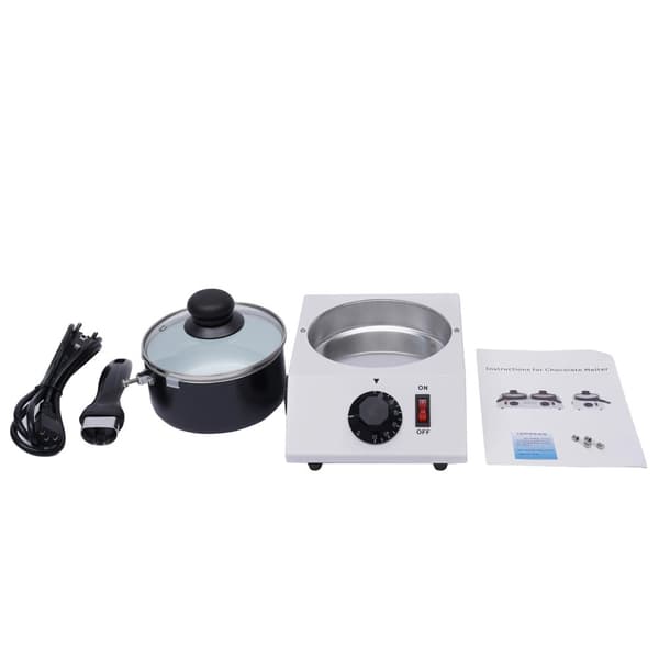 Chokolade Smeltemaskine, 40W Effekt, 1KG Kapacitet,HVID