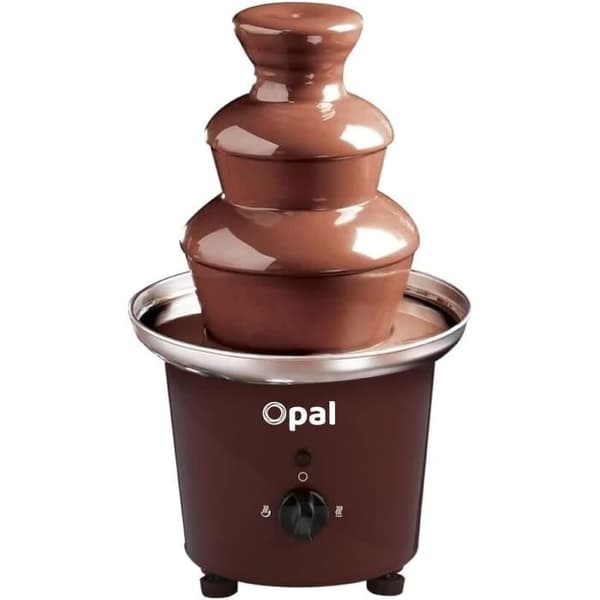 Fontän med choklad 3 nivåer opal i rostfritt stål