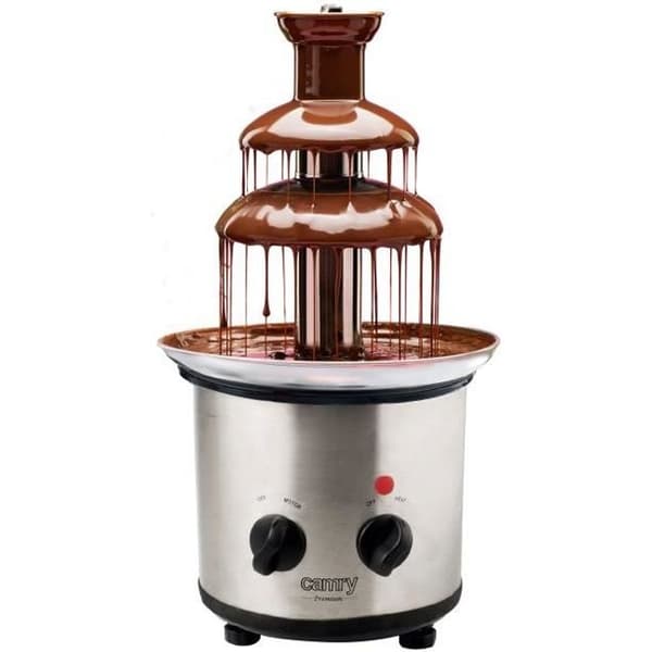 Elektrisk chokladfontän - CAMRY - CR4488 - 320W - Rostfritt stål - Grå