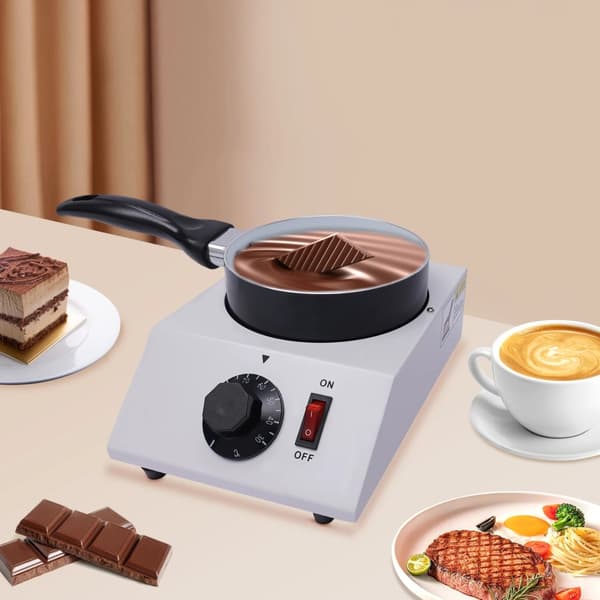 Elektrisk chokladsmältare, 40W effekt, justerbar temperaturkontroll, non-stick design