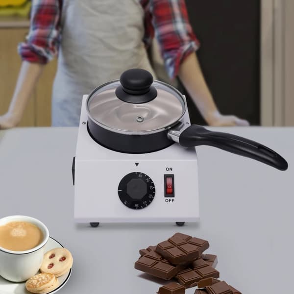 Elektrisk chokladsmältare, 40W effekt, justerbar temperaturkontroll, non-stick design