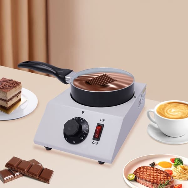 Elektrisk Chokladsmältare, Non-Stick Keramik, Snabb Uppvärmning, Kompakt Design