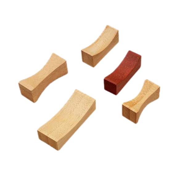 Puinen ruokailutikun pidike 5-pack