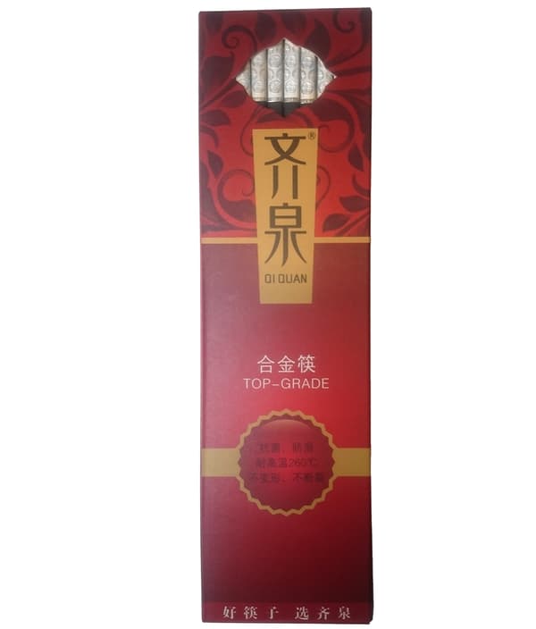 Chopsticks - Silver Emblem Large 10 pairs