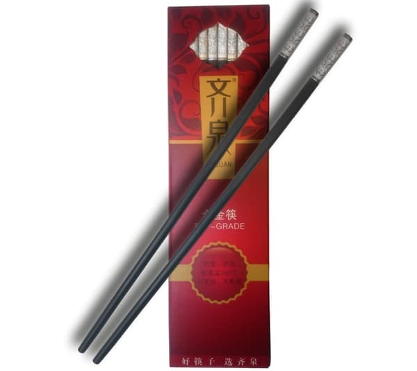Chopsticks - Silver Emblem Large 10 pairs