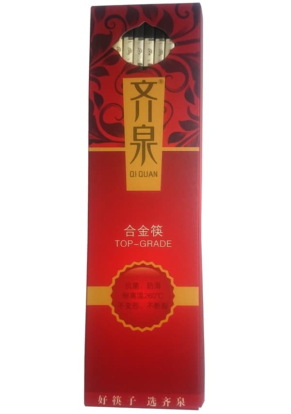 Chopsticks - Silver Colored Flower - 10 pairs