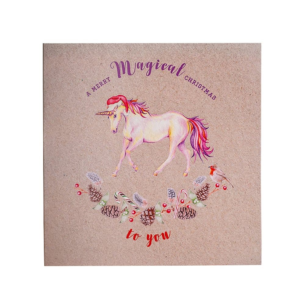 Deckled Edge Christmas Card