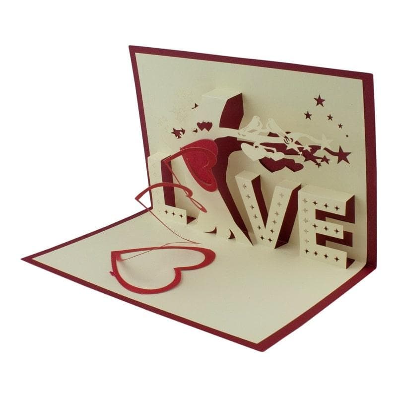 Handgjort Pop-Up Julkort - Nr 3