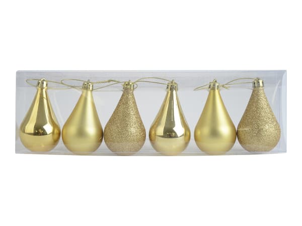 FORM Living Vedhæng Drop 6-pack guld
