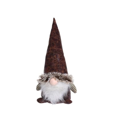 Tom læderimitation Brun 37 cm