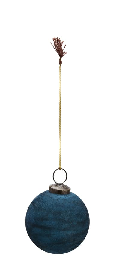 Hanging Samets Kula Blå 7 cm
