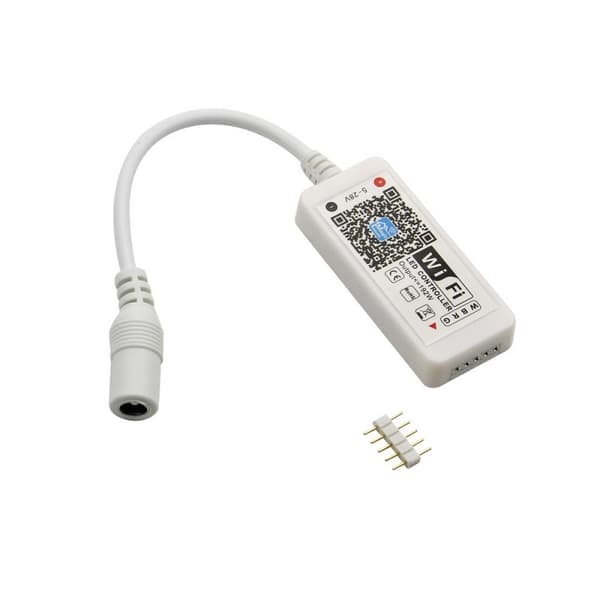Trådlös RGBW-LED-styrning via wifi och mobilen 5-pin