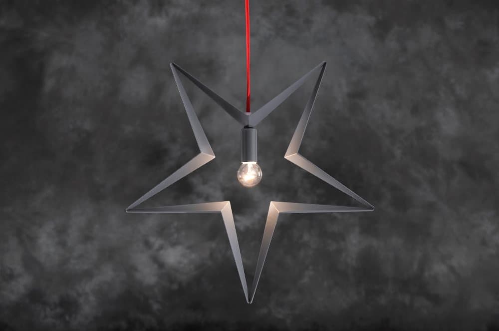 Konstsmide Julstjärna Grå Metall 2578-2579