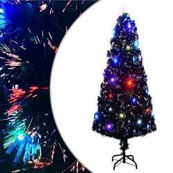 vidaXL Tekojoulukuusi jalustalla LED 240 cm 380 oksaa