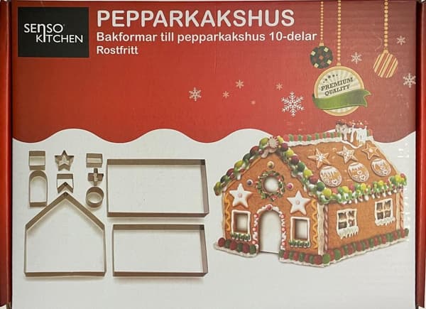 Pepparkakshus set Formar Bak Jul
