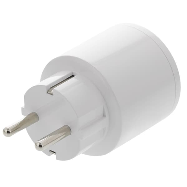 DELTACO SMART HOME WiFi-bryter 1xCEE 7/3, 10A