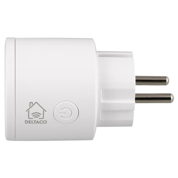 DELTACO SMART HOME WiFi-bryter 1xCEE 7/3, 10A
