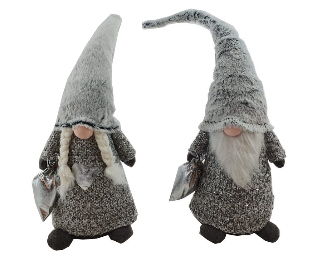 Stor vacker tomte Gråberget Tomtefar 72 cm hög