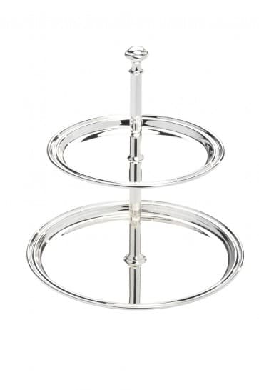 Zilverstad Elegance, Serveringsställ, Metall, Silver, Rund, 17 cm, 22 cm
