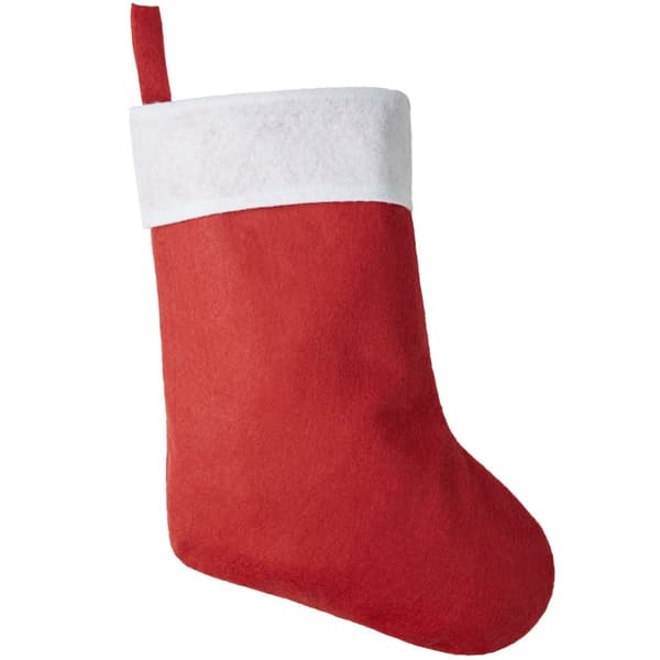 Klassisk julstrumpa - röd