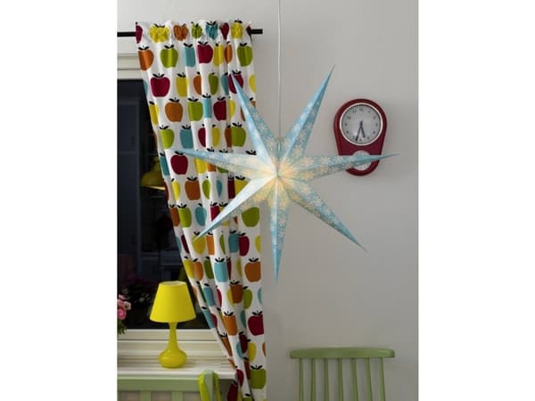 Konstsmide 2933-420 Joulutähti, LED (RGB) Sininen, leikatuilla kuvioilla, kytkimellä varustettu