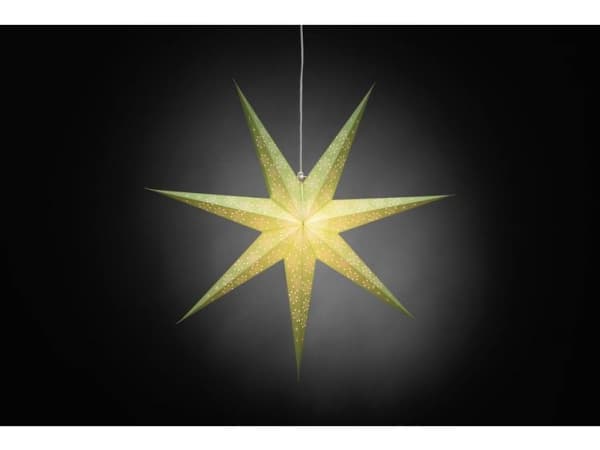 Konstsmide 2933-920 Joulutähti, LED (RGB) Vihreä leikatuilla kuvioilla, kytkimellä varustettuna