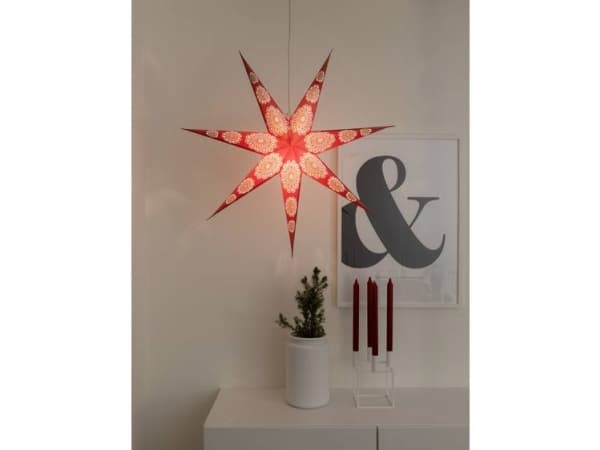 Konstsmide 2920-520 Joulutähti, LED (RGB) Punainen, Valkoinen Jalustan kanssa