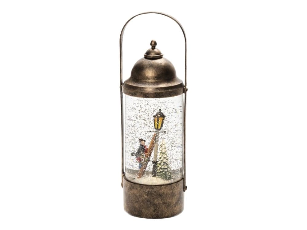 Konstsmide Lamppost - Dekorationslampa - LED - 0.1 W - varmt vitt ljus - 3000 K - lykta - matt guld