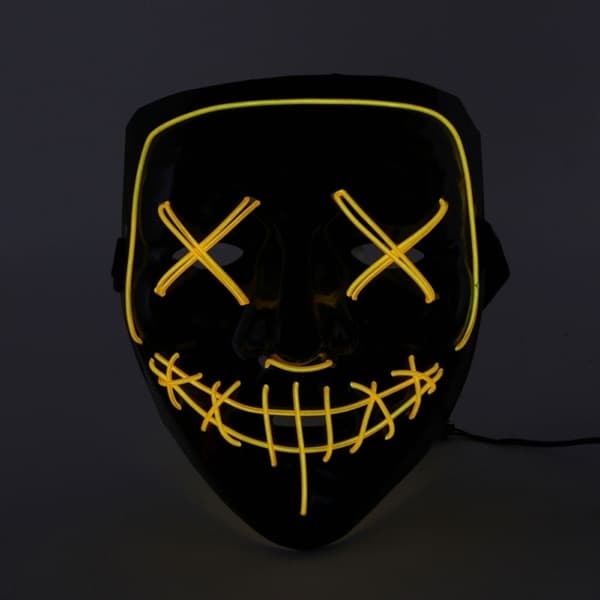 El wire purge led maske - Gul