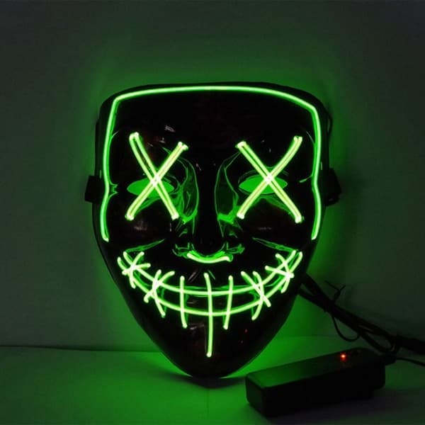 El wire purge led mask - Limegrön