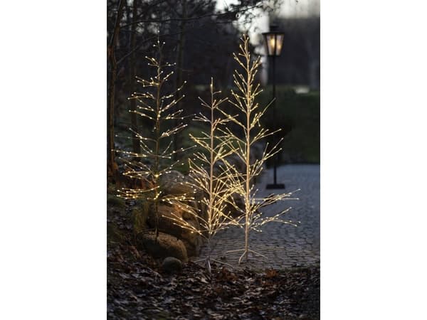 Isaac Wood, H1.6m, ruskea/lumivalkoinen